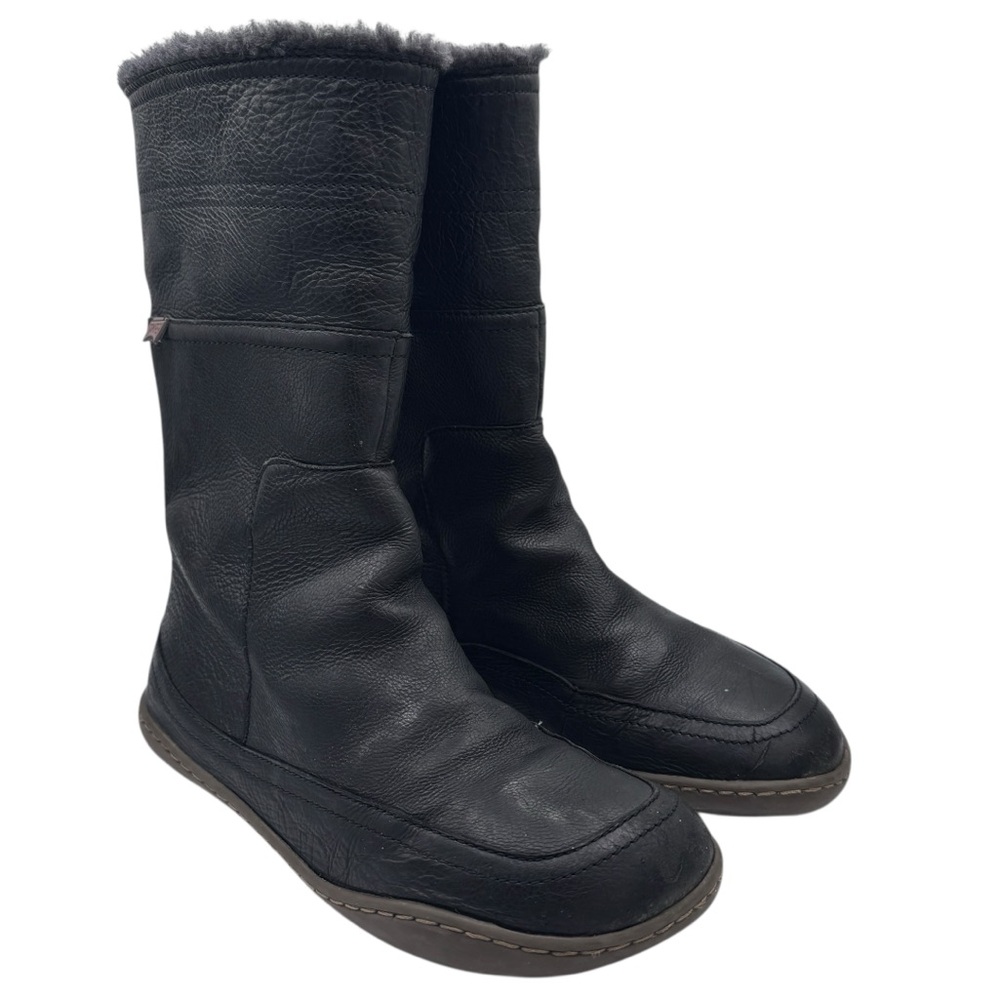 Camper Women’s Black Leather Barefoot Winter Boots - Size 37/ US Size 6.5